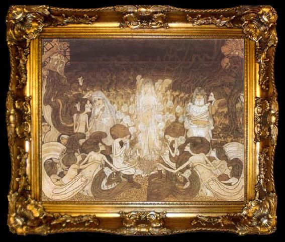 framed  Jan Toorop The Three Brides (mk09), ta009-2